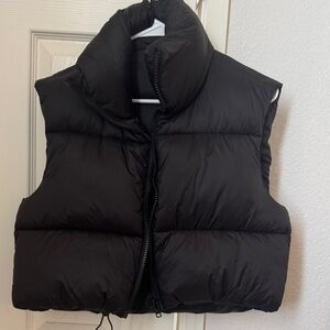 Black Puffer Vest